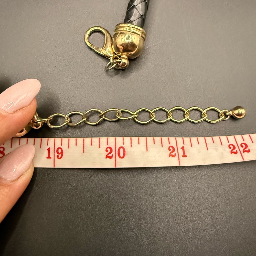 Aldo Black & Gold Snake Head Statement Necklace - Picture 5 of 5